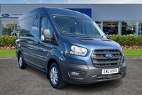 Ford Transit 310 Trend AUTO L2 H2 MWB Medium Roof FWD 2.0 EcoBlue 130ps, SINGLE PASSENGER SEAT, DAY NIGHT INSIDE MIRROR, 16 inch ALLOY WHEELS in Armagh