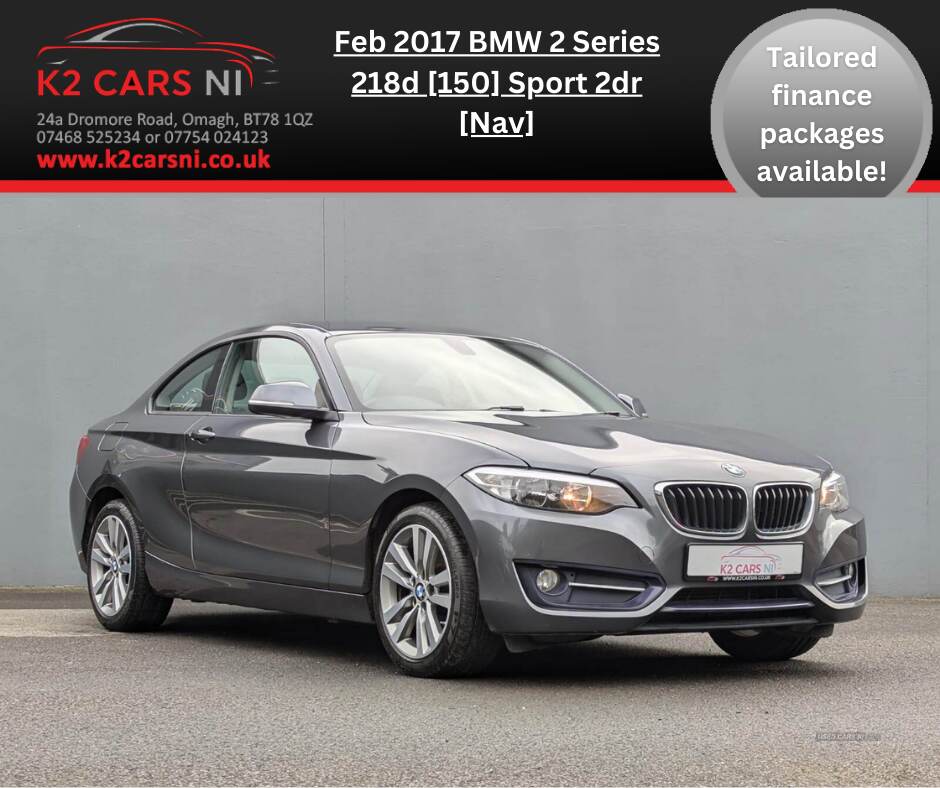 BMW 2 Series DIESEL COUPE in Tyrone