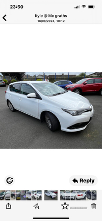 Toyota Auris DIESEL HATCHBACK in Tyrone