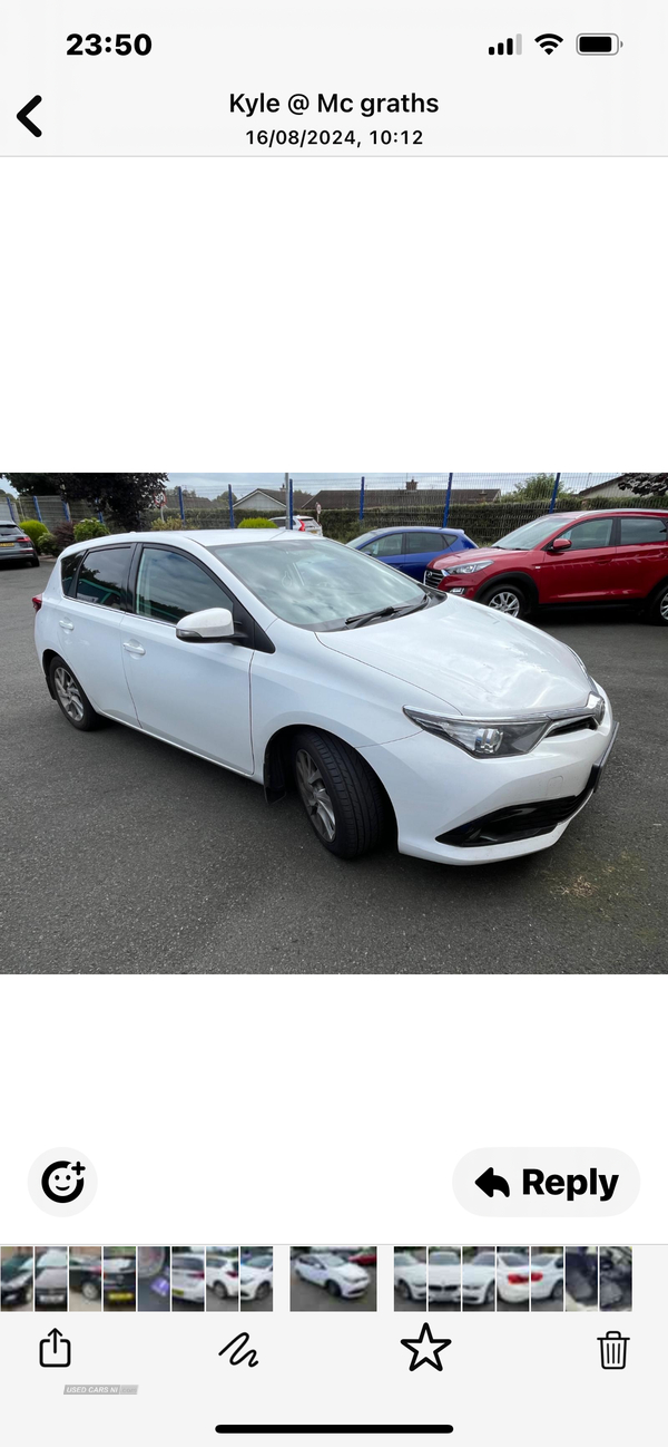 Toyota Auris DIESEL HATCHBACK in Tyrone