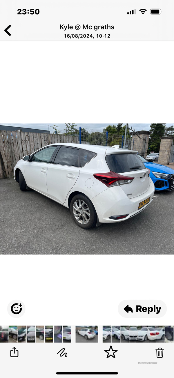 Toyota Auris DIESEL HATCHBACK in Tyrone