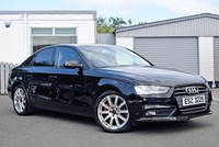 Audi A4 Tdi 150 Se Technik 4dr Multitronic **BLACK LEATHER . HEATED SEATS** in Down