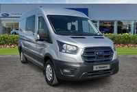 Ford E-TRANSIT 390 Trend Double Cab In Van 1 SPD AUTO L3 LWB 68KWH Battery 135KWH 184PS RWD, FRONT MUDFLAPS, REAR VIEW CAMERA, PRO POWER ONBOARD in Antrim