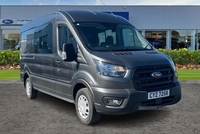 Ford Transit 350 Trend L3 H2 LWB Medium Roof Double Cab In Van RWD 2.0 EcoBlue 130ps, 2 REMOTE FOBS, STEEL SPARE WHEEL, DRIVER ASSISTANCE PACK in Armagh