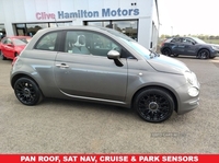 Fiat 500 1.0 MHEV Star Hatchback 3dr Petrol Manual Euro 6 (s/s) (70 bhp) GLOSS BLACK ALLOYS -GLASS ROOF- NAV in Tyrone