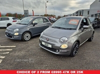 Fiat 500 1.0 MHEV Star Hatchback 3dr Petrol Manual Euro 6 (s/s) (70 bhp) GLOSS BLACK ALLOYS -GLASS ROOF- NAV in Tyrone