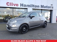 Fiat 500 1.0 MHEV Star Hatchback 3dr Petrol Manual Euro 6 (s/s) (70 bhp) GLOSS BLACK ALLOYS -GLASS ROOF- NAV in Tyrone