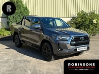 Toyota Hilux 2.8 D-4D Invincible Pickup Double Cab 4dr Diesel Manual 4WD Euro 6 (s/s) (204 ps) ROLLER SHUTTER, ROLL BAR, 2.8D in Down