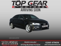 Audi A3 2.0 TDI S line Saloon S Tronic Euro 150BHP FRONT AND REAR PARKING SENSORS in Tyrone