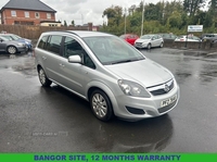 Vauxhall Zafira 1.6 16V Exclusiv MPV 5dr Petrol Manual Euro 5 (115 ps) 12 MONTH' S WARRANTY in Down