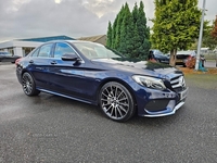 Mercedes-Benz C-Class 2.1 C220d AMG Line G-Tronic+ Euro 6 (s/s) 4dr in Down