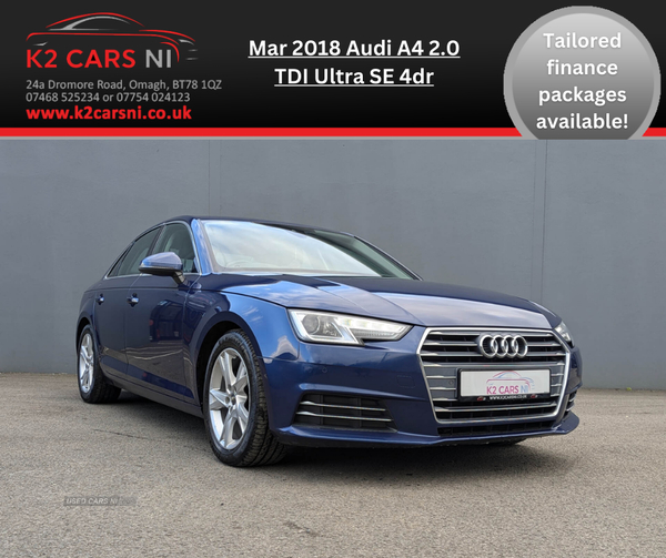 Audi A4 DIESEL SALOON in Tyrone