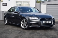 Audi A4 1.4 TFSI S line Saloon 4dr Petrol S Tronic Euro 6 (s/s) (150 ps) Navigation & Heated Seats in Down