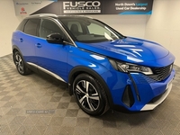 Peugeot 3008 1.2 PureTech GT SUV 5dr Petrol Manual Euro 6 (s/s) (130 ps) Full Service History, Sat Nav in Down