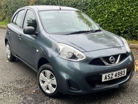 Nissan Micra 1.2 Visia Hatchback 5dr Petrol Manual Euro 5 (80 ps) in Down