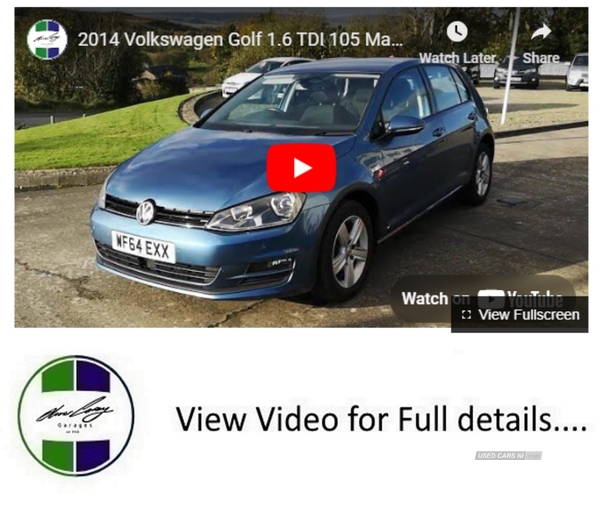 Volkswagen Golf DIESEL HATCHBACK in Tyrone