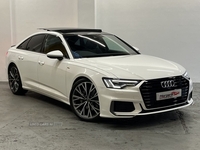 Audi A6 SALOON 3.0 TDI V6 50 S line Saloon 4dr Diesel Tiptronic quattro Euro 6 (s/s) (286 ps) 360 CAMERAS in Antrim