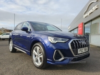 Audi Q3 TDI S LINE SONOS SOUND SYSTEM REVERSE CAMERA HEATED SEATS FULL BELFAST AUDI SERVICE HISTORY PARKING SENSORS POWER TAILGATE SAT NAV in Antrim