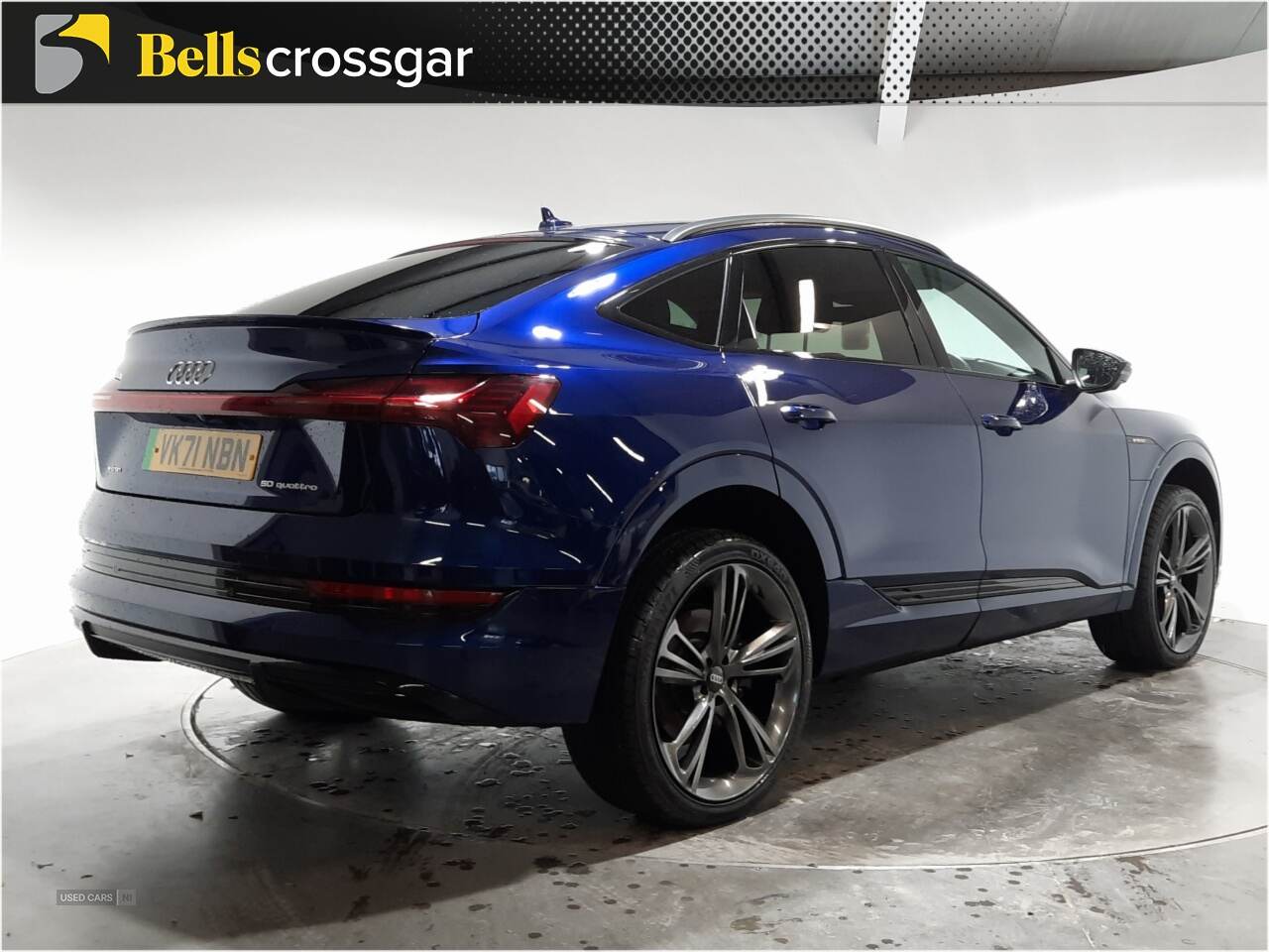 Oct 2021 Audi E-Tron 230kW 50 Quattro 71kWh Black Edition 5dr Auto