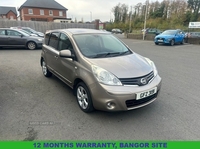 Nissan Note 1.6 16V Tekna Hatchback 5dr Petrol Manual Euro 5 (110 ps) in Down