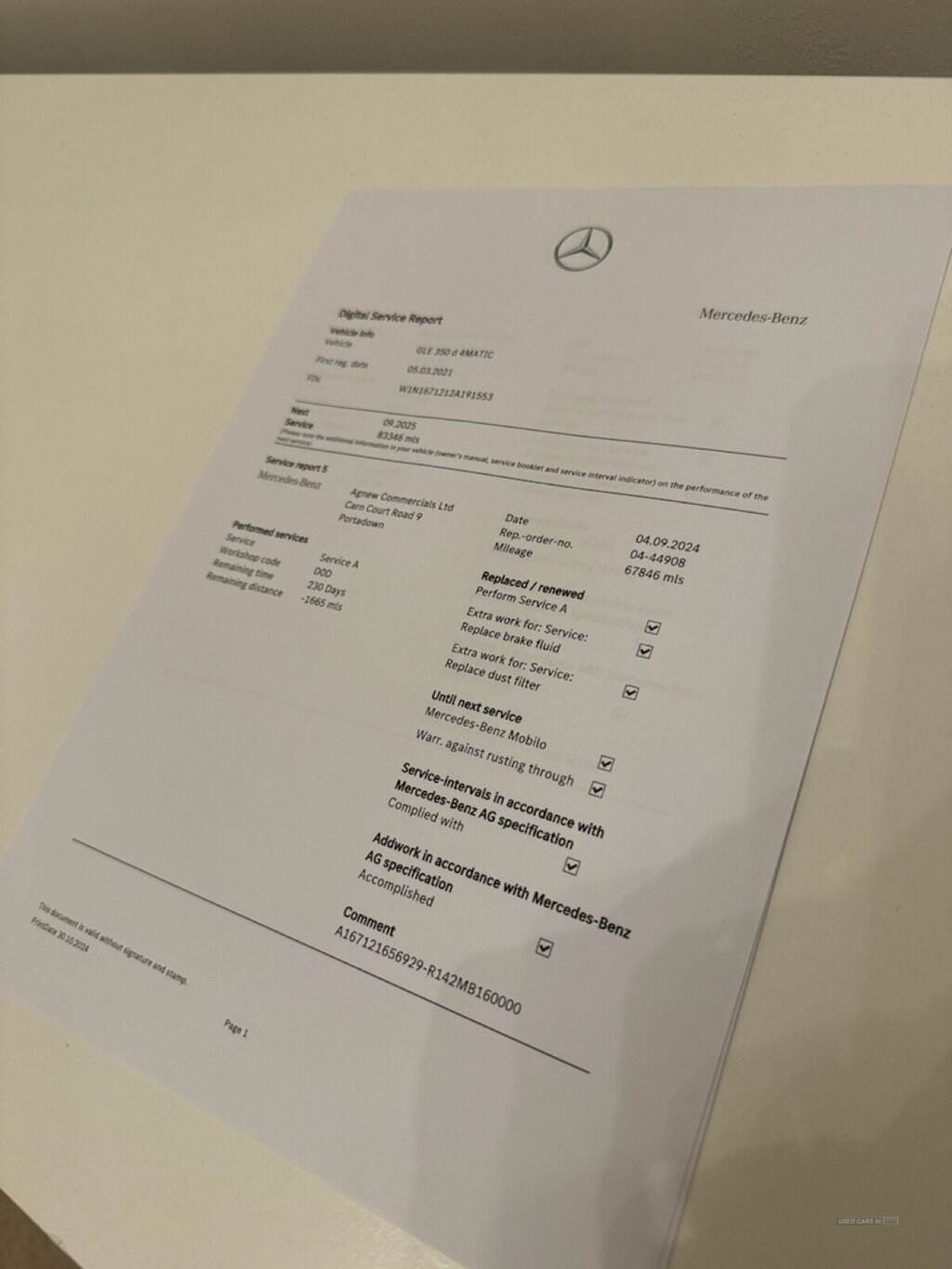 Mar 2021 Mercedes-Benz GLE GLE 350d 4Matic AMG Line Prem 5dr 9G-Tronic [7 St]