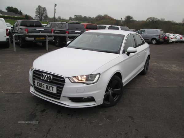 Audi A3 2.0 TDI SPORT 4DR IN WHITE in Fermanagh