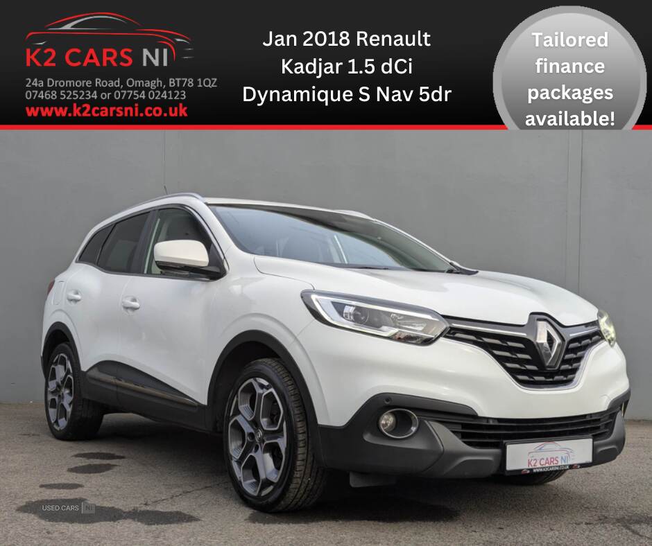 Renault Kadjar DIESEL HATCHBACK in Tyrone