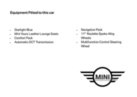 MINI HATCHBACK 1.5 Cooper Exclusive II 5dr Auto in Antrim