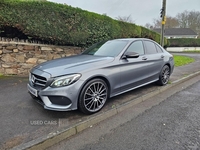 Mercedes-Benz C-Class 2.1 C220d AMG Line (Premium Plus) G-Tronic+ 4MATIC Euro 6 (s/s) 4dr in Down