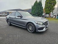 Mercedes-Benz C-Class 2.1 C220d AMG Line (Premium Plus) G-Tronic+ 4MATIC Euro 6 (s/s) 4dr in Down