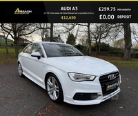 Audi A3 2.0 TDI S line Saloon 4dr Diesel Manual Euro 6 (s/s) (Nav) (150 ps) in Armagh