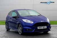 Ford Fiesta 1.6T EcoBoost ST-3 IN SPIRIT BLUE WITH 85K + UPGRADED EXHAUST in Armagh