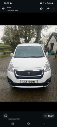 Peugeot Partner 850 1.6 BlueHDi 100 Professional Van in Armagh