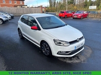 Volkswagen Polo 1.2 TSI BlueMotion Tech beats Hatchback 5dr Petrol Manual Euro 6 (s/s) (90 ps) in Down