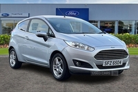 Ford Fiesta 1.25 82 Zetec 3dr**BLUETOOTH - AIR CONDITIONING - ELECTRIC WINDOWS - ELECTRIC MIRRORS - HEATED WINDSCREEN - USB/AUX PORTS - LOW INSURANCE - ISOFIX** in Antrim