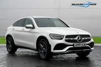 Mercedes-Benz GLC 2.0 GLC220d AMG Line Coupe 194 ps IN WHITE WITH 49K in Armagh