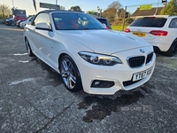 BMW 2 Series 1.5 218i M Sport Convertible 2dr Petrol Manual Euro 6 (s/s) (136 ps) Very Low Mileage in Down