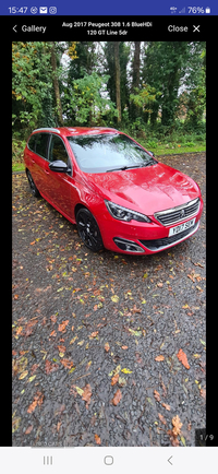 Peugeot 308 1.6 BlueHDi 120 GT Line 5dr in Antrim