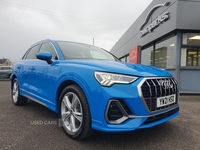 Audi Q3 TDI S LINE FULL AUDI SERVICE HISTORY VIRTUAL COCKPIT SAT NAV PARKING SENSORS in Antrim