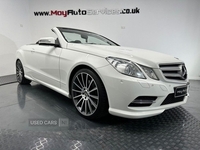 Mercedes-Benz E-Class 2.1 E220 CDI BlueEfficiency Sport Cabriolet 2dr Diesel G-Tronic+ Euro 5 (s/s) (170 ps) in Tyrone