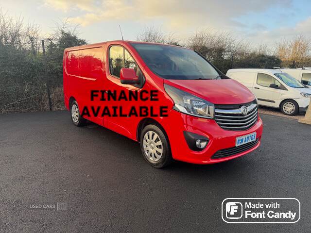Oct 2016 Vauxhall Vivaro 2700 1.6CDTI 115PS Sportive H1 Van