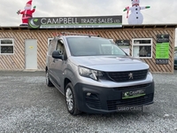 Peugeot Partner 1.6 BlueHDi 1000 Professional Standard Panel Van 5dr Diesel Manual SWB Euro 6 (s/s) (100 bhp) in Armagh