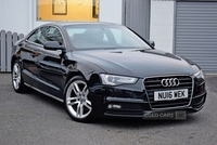 Audi A5 2.0 TDI S line Coupe 2dr Diesel Manual Euro 6 (s/s) (190 ps) **EXCELLENT AUDI HISTORY** in Down