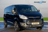 Ford Transit Custom 2.0 TDCi 290 Trend Diesel Manual L2 H1 128 bhp CREW CAB IN BLACK WITH 93K in Armagh