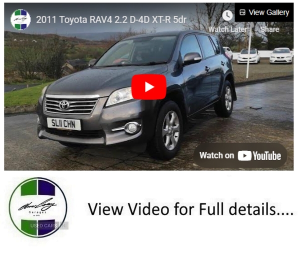 Toyota RAV4 DIESEL ESTATE in Tyrone