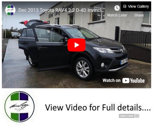 Toyota RAV4 DIESEL ESTATE in Tyrone