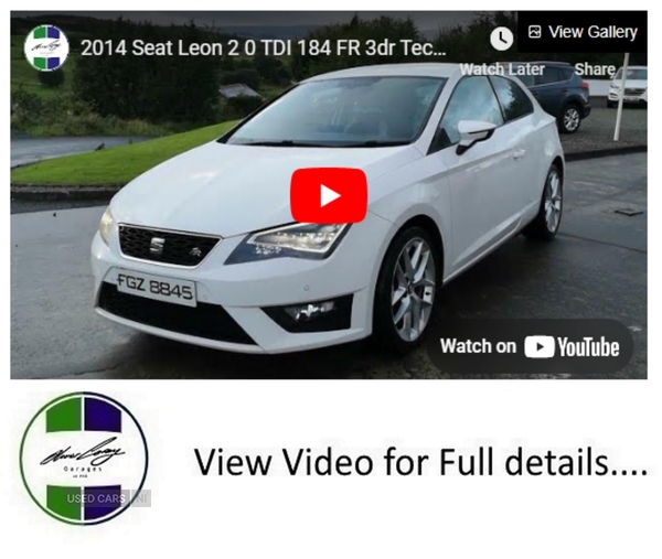 Seat Leon DIESEL SPORT COUPE in Tyrone