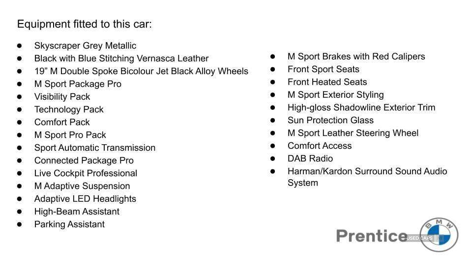 Feb 2024 BMW 3 Series 320i M Sport 5dr Step Auto