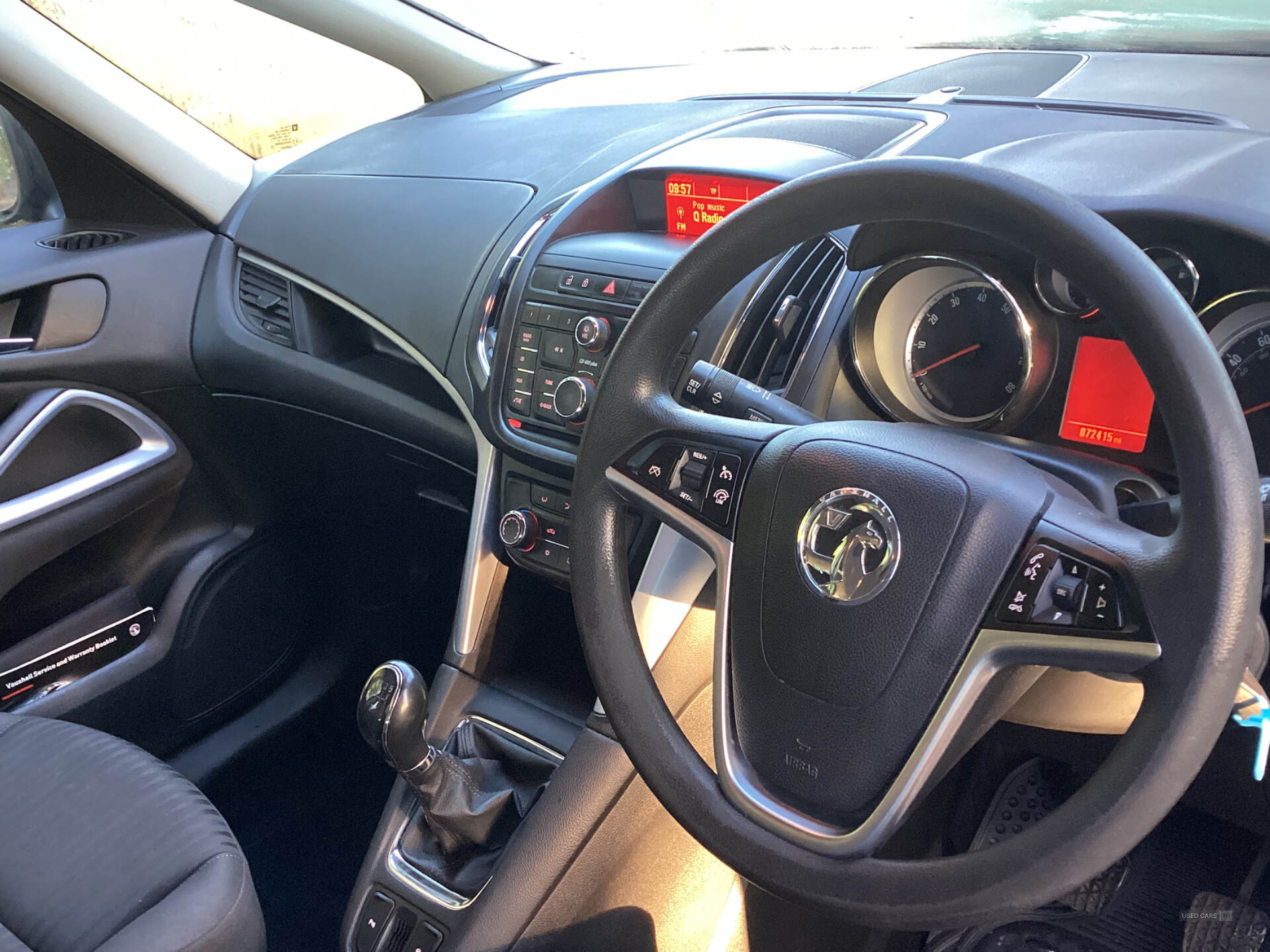 Jul 2015 Vauxhall Zafira Tourer 1.4T Exclusiv 5dr