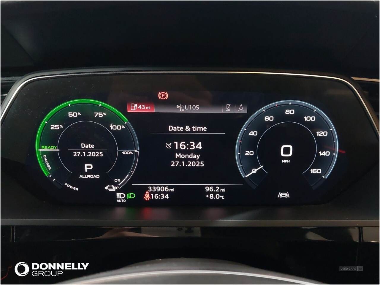 Aug 2021 Audi E-Tron 230kW 50 Quattro 71kWh Black Edition 5dr Auto